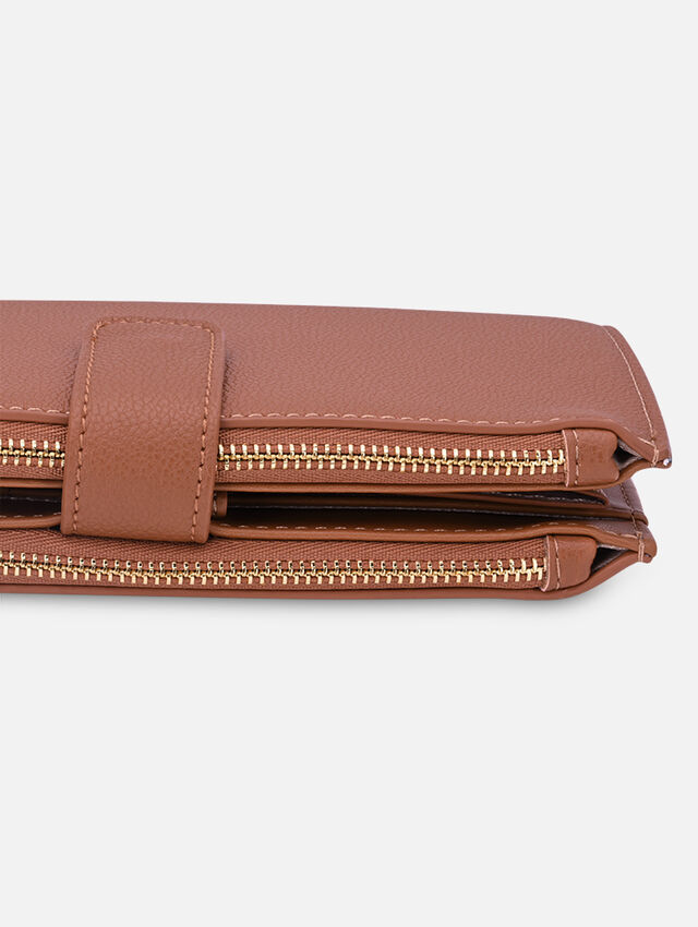 Button Up Beauty TanWallet