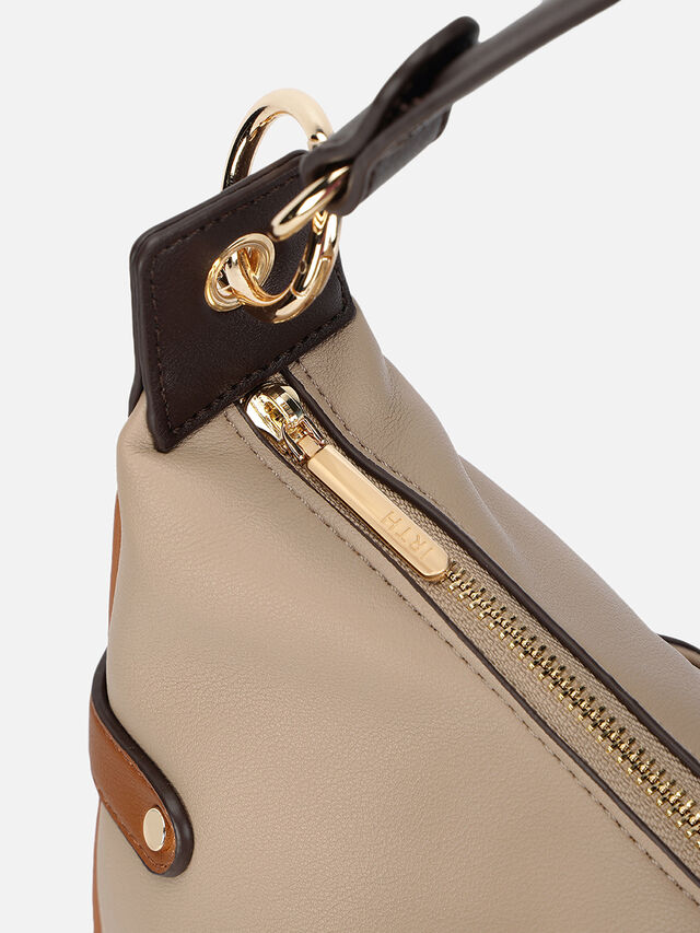 Clara Medium Shoulder Bag - Beige