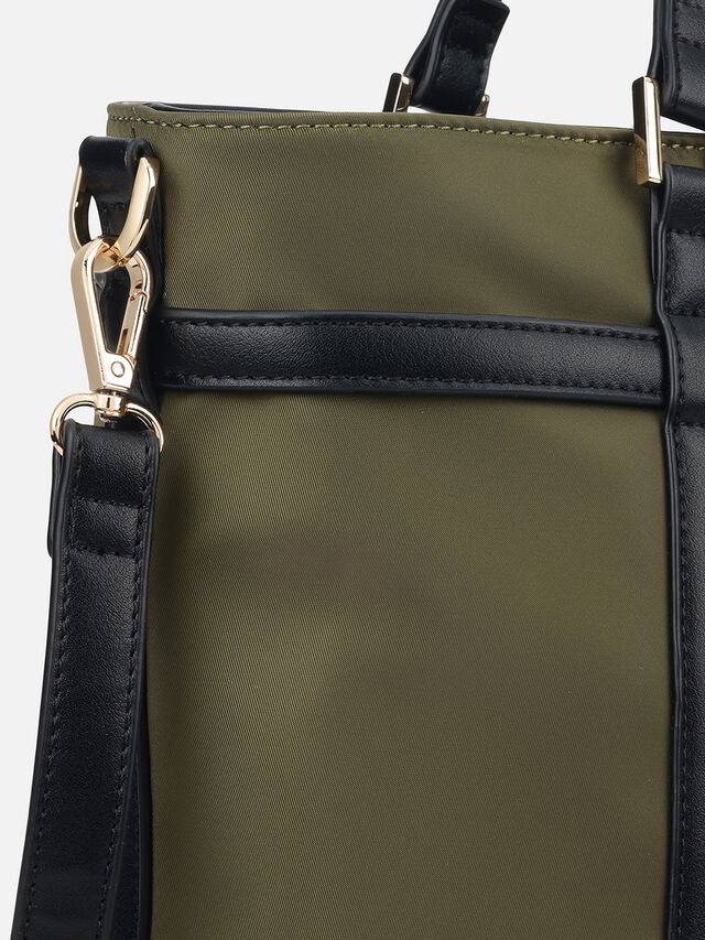 Thea Nylon Work Bag - Olive