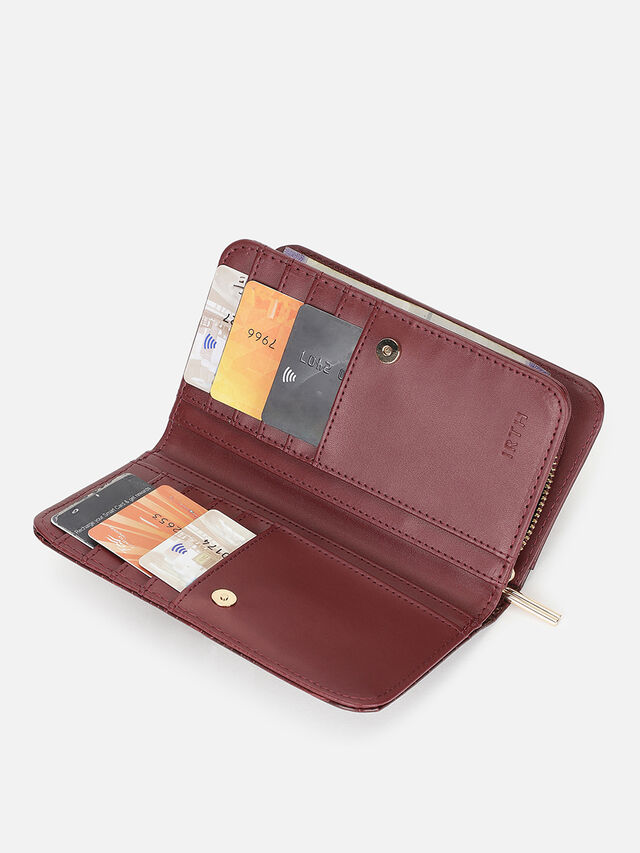 Florence Wallet - Burgundy