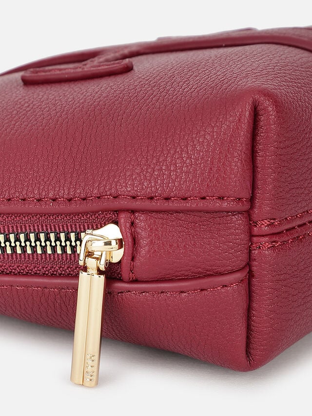Coral Medium Makeup Organiser - Dark Cherry