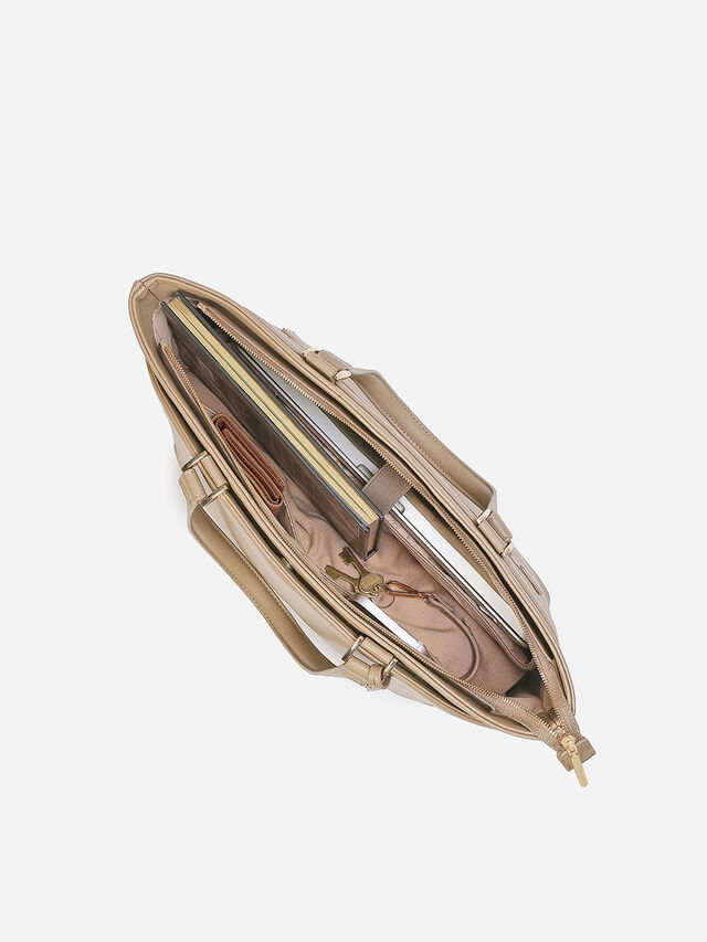 Vanessa Work Bag - Mocha Mousse