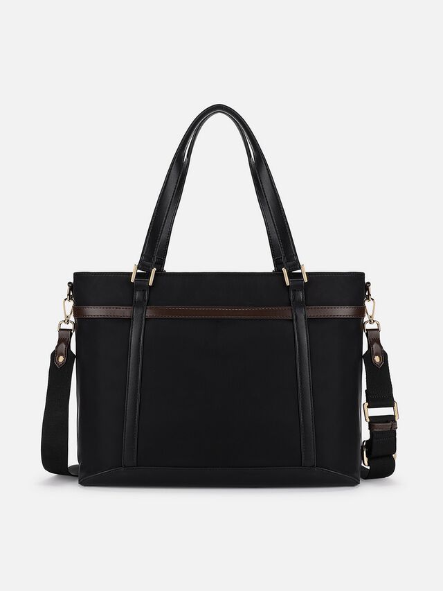 Thea Nylon Work Bag - Black