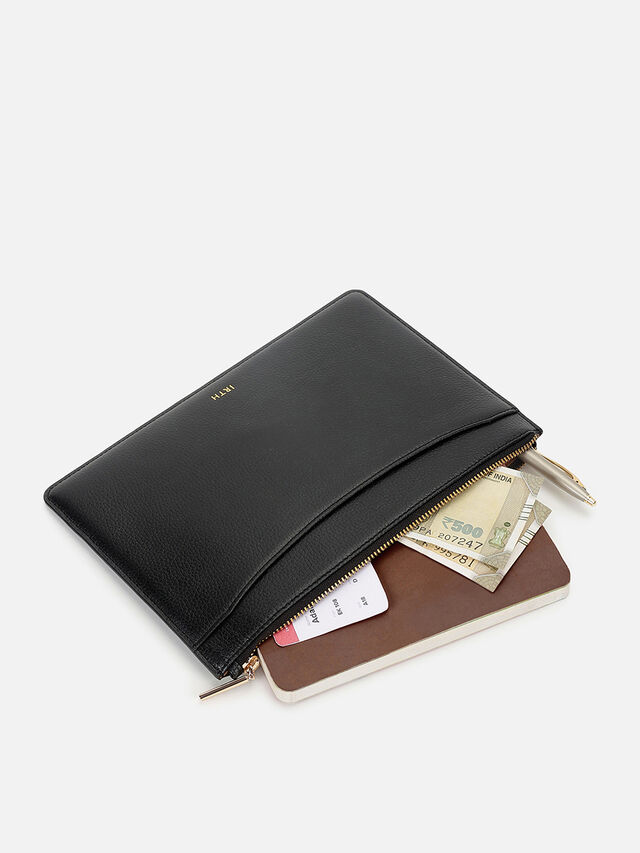 Nook Leather Pouch - Black