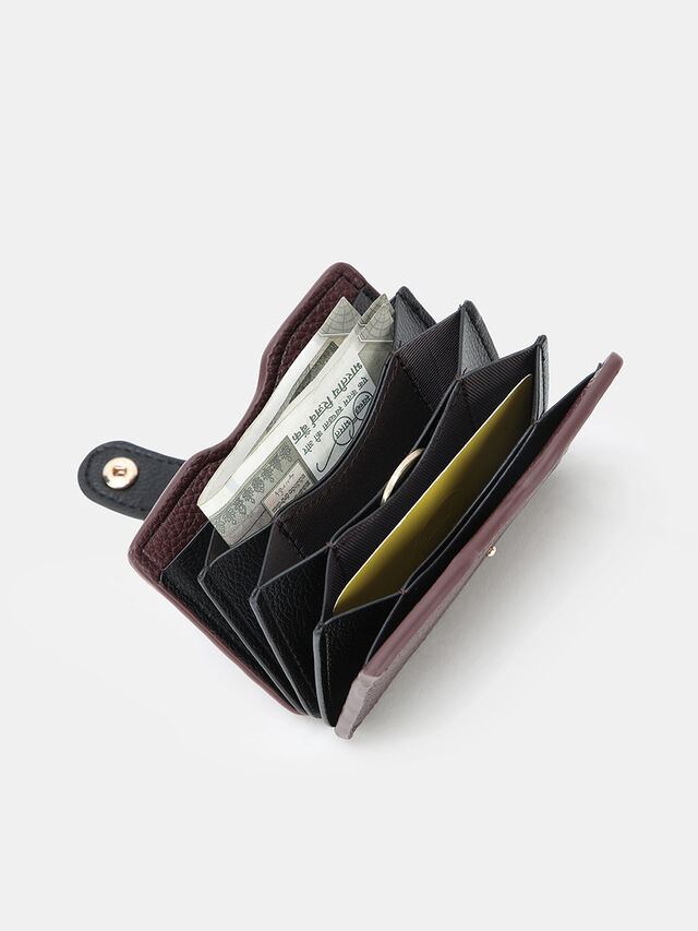 Jolie Card Holder - Dark Cherry