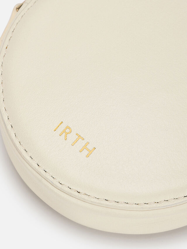 Chime Leather Coin Pouch - White