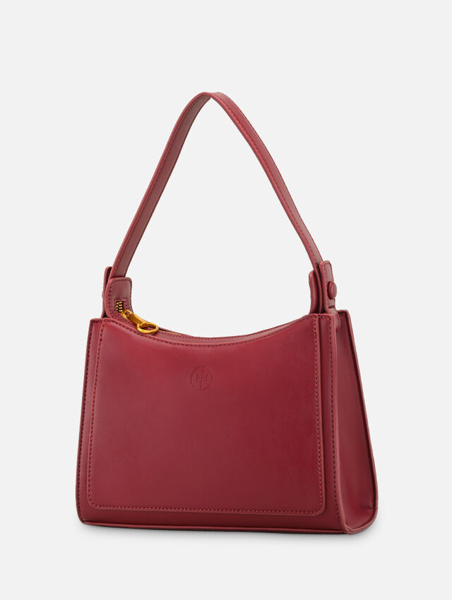 Penelope Crimson Shoulder Bag